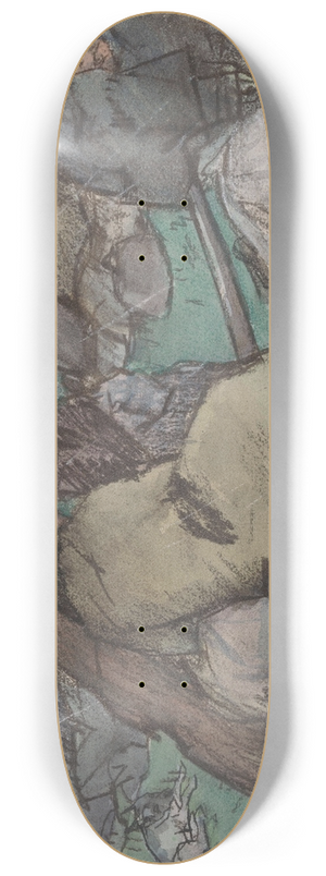 Leo Gestel - Vluchtelingen uit Belgi te Roosendaal, 1914 8.25 inch art skate deck Leo Gestel - Vluchtelingen uit Belgi te Roosendaal, 1914 8.25 inch art skate deck