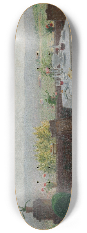 Angelo Morbelli - Il telegramma 8.25 inch art skate deck