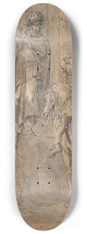 Leonaert Bramer - EcceHomo 8.25 inch art skate deck