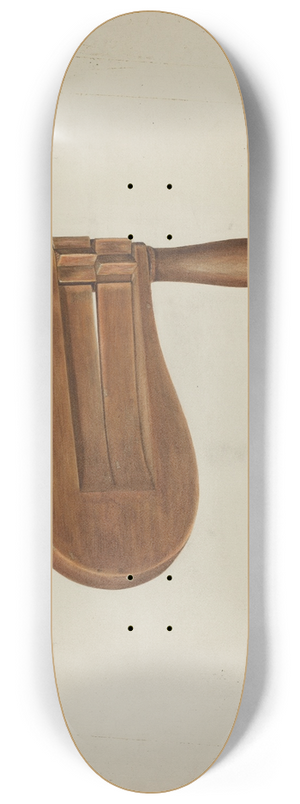 Leonard Battee - Watchmans Rattle 8.25 inch art skate deck