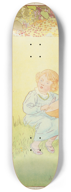 Leonard Leslie Brooke - Little Miss Muffet. 8.25 inch art skate deck