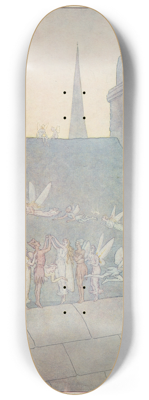 Leonard Leslie Brooke - Oranges and lemons. 8.25 inch art skate deck