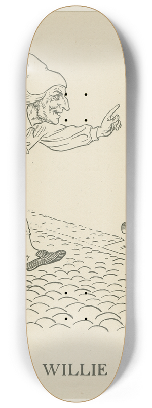 Leonard Leslie Brooke - Wee Willie Winkie 3 8.25 inch art skate deck