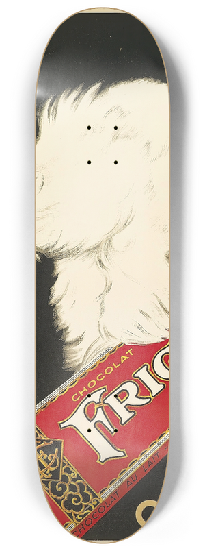 Leonetto Cappiello - Frigor, Chocolat Cailler 8.25 inch art skate deck