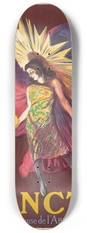 Leonetto Cappiello - Sancta 8.25 inch art skate deck