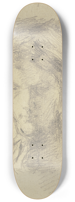 Angilbert Gbel - Female head 8.25 inch art skate deck