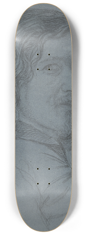 Angilbert Gbel - Jugendbildnis des Philologen und Studienrates Heinrich Nabert 8.25 inch art skate deck