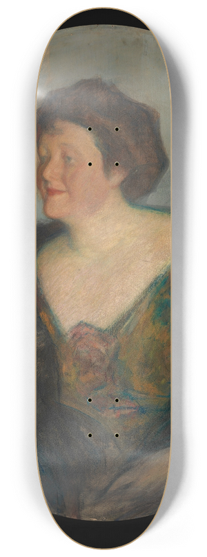 Leonid Pasternak - Portrait of Frau O. Frnkel 8.25 inch art skate deck