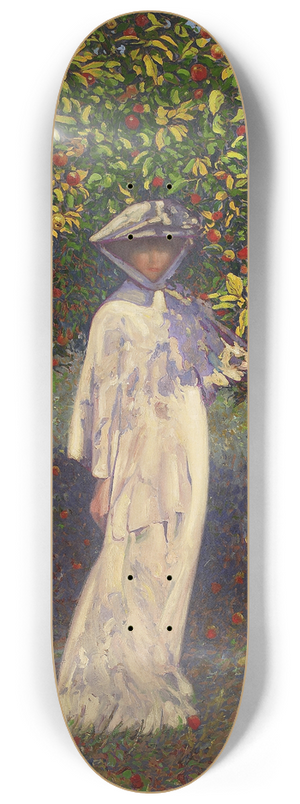 Leon Kamir-Kaufmann - Lady in the garden  Autumn 8.25 inch art skate deck