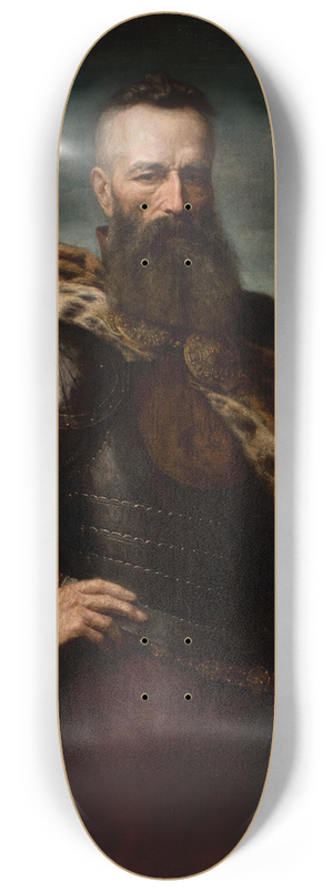 Leon Kapliski - Portrait of Hetman Stefan Czarniecki 8.25 inch art skate deck