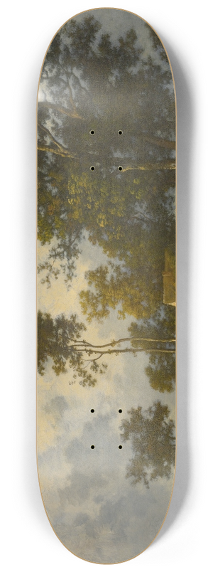 Leon Richet - Landscape With A Quiet Pool 8.25 inch art skate deck