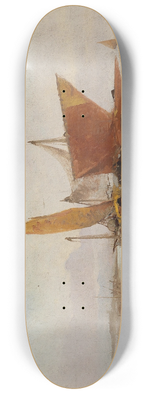 Leontine von Littrow - Segelboote 8.25 inch art skate deck