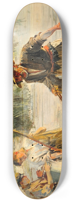 Leon Wyczkowski - Fishermen 8.25 inch art skate deck