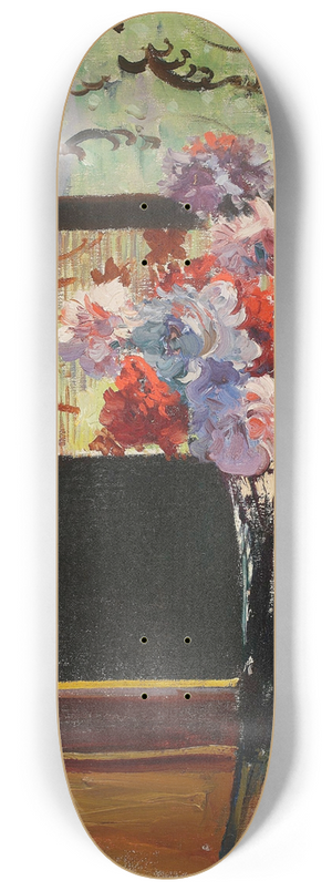 Leon Wyczkowski - Flowers in a vase 8.25 inch art skate deck