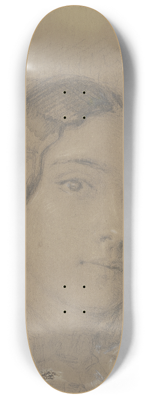 Angilbert Gbel - Womans head 8.25 inch art skate deck