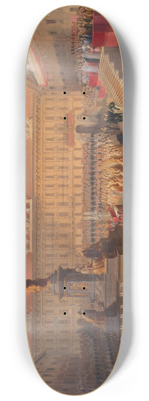 Leopold Bucher - Enthllung des Denkmals fr Kaiser Franz I. von sterreich am 19. Juni 1846 auf dem Wiener Franzensplatz 8.25 inch art skate deck