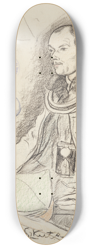 Leopold Gottlieb - Jan Szkuta, sierant kawalerii Legionw Polskich 8.25 inch art skate deck