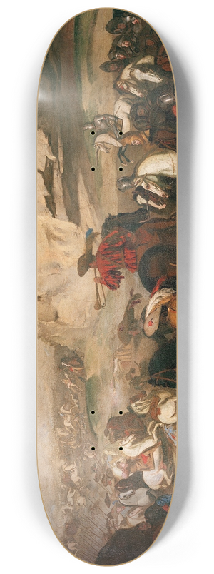 Aniello Falcone - Battle Scene 8.25 inch art skate deck