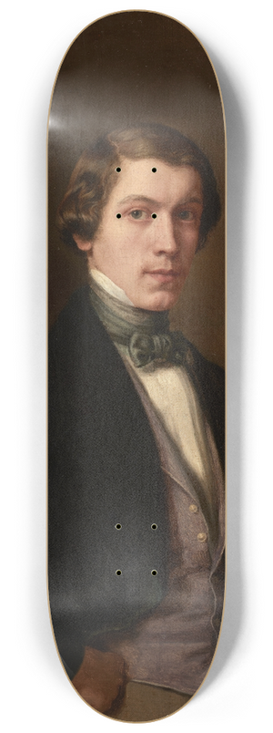 Leopold Loeffler - Self-Portrait 8.25 inch art skate deck