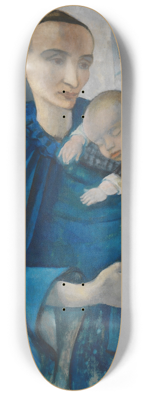Anita Re - Blaue Frau 8.25 inch art skate deck
