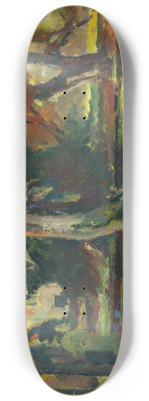 Leo Putz - Park von Schloss Fuberg in Gauting 8.25 inch art skate deck