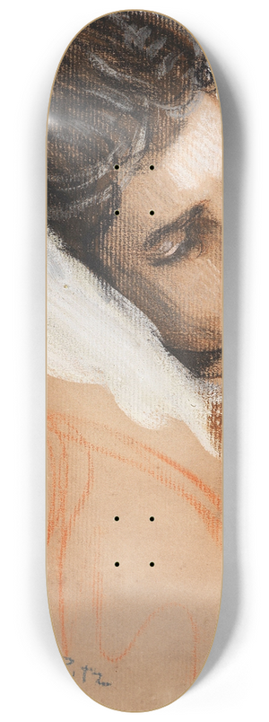 Leo Putz - Schlafendes Mdchen 8.25 inch art skate deck