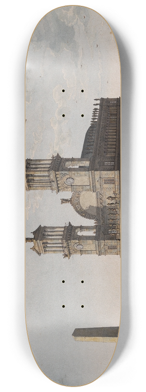Leo Von Klenze - Russian Church 8.25 inch art skate deck