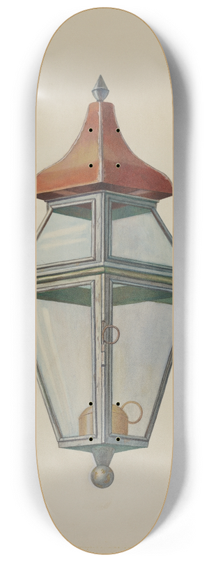 Leslie Macklem - Bracket Lamp 8.25 inch art skate deck