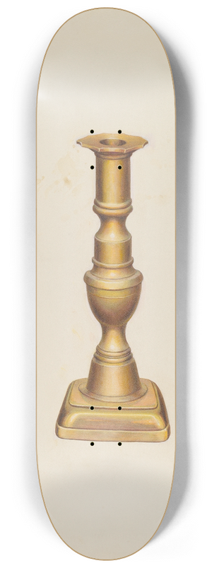 Leslie Macklem - Candlestick 8.25 inch art skate deck