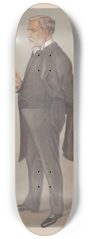 Leslie Matthew Ward - Berlin  Sir Frank Cavendish Lascelles. 27 March 1902 8.25 inch art skate deck