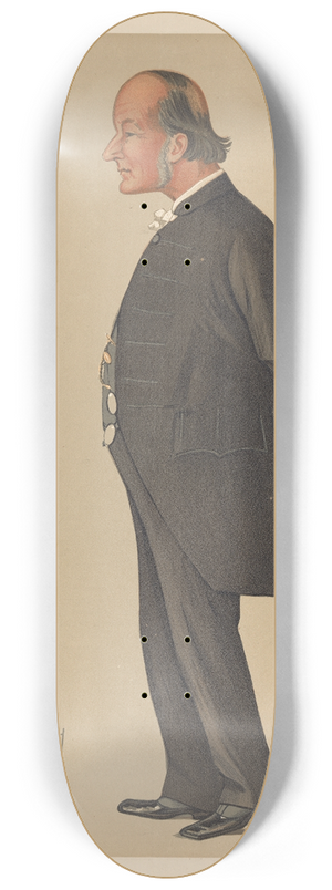 Leslie Matthew Ward - Clergy. Chaplain to the Commons. Frederick William Farrar. 10 October 1891 8.25 inch art skate deck