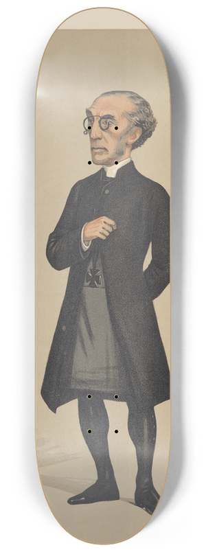 Leslie Matthew Ward - Clergy. From the Army to the Church. Dr. David Maclagen. Archbishop of York. 5 September 1891 8.25 inch art skate deck