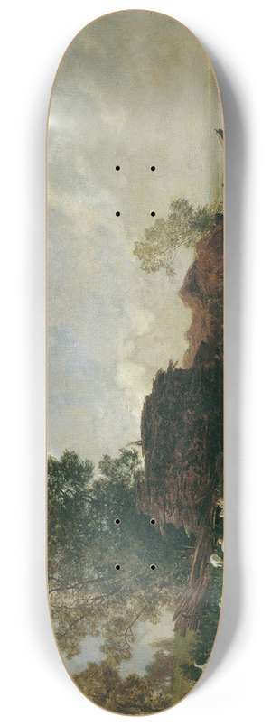 Adolf Ditscheiner - Die Fraueninsel im Chiemsee 8.25 inch art skate deck