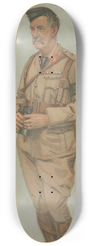 Leslie Matthew Ward - Military and Navy; 4th Division, General the Hon. Neville Gerald Lyttelton, September 5, 1901 8.25 inch art skate deck