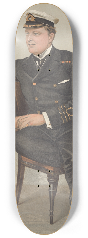 Leslie Matthew Ward - Military and Navy; Rupert, Hon. Rupert Guinness, November 9, 1905 8.25 inch art skate deck