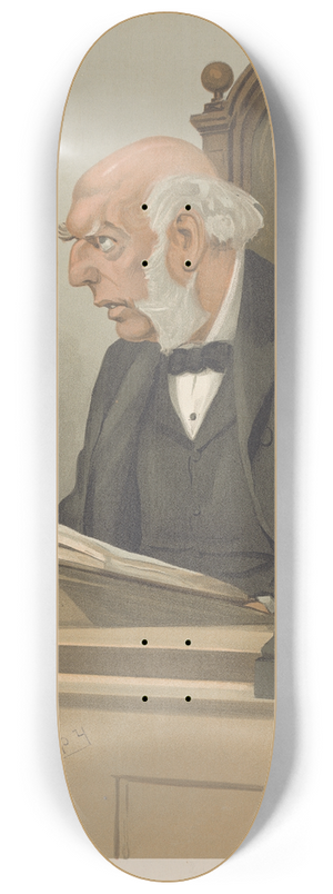 Leslie Matthew Ward - Policemen; Bow Street, R.H. Bullock-Marsham, October 12, 1905 8.25 inch art skate deck