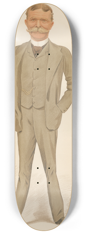 Leslie Matthew Ward - Politicians  Bill. Colonel the Hon. William Henry Peregrine Carington. March 4 1893 8.25 inch art skate deck
