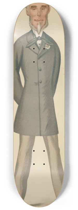 Leslie Matthew Ward - Politicians  British rule in India. The Earl of Northbrook. 9 December 1876 8.25 inch art skate deck