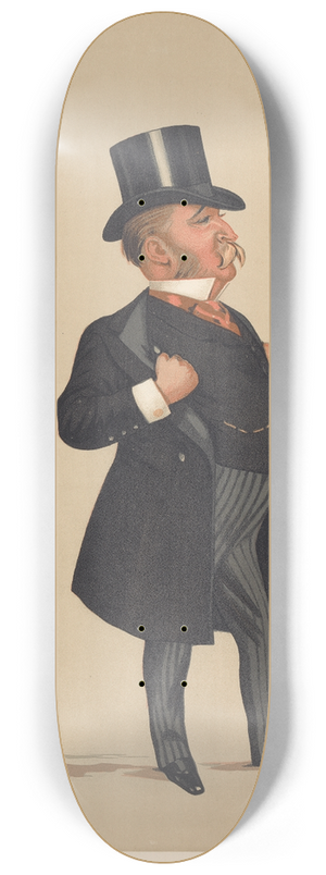 Leslie Matthew Ward - Politicians  Cheap Fares. Mr. John Blundell Maple. 6 June 1891 8.25 inch art skate deck