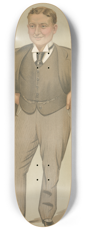 Leslie Matthew Ward - Politicians  Cirencester. Mr. Harry Lawson Webster Lawson. 15 November 1893 8.25 inch art skate deck