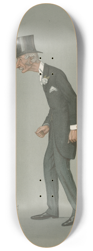 Leslie Matthew Ward - Politicians  Clapham. Mr. Percy Melville Thornton. 22 March 1900 8.25 inch art skate deck