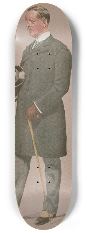 Leslie Matthew Ward - Politicians  East Sussex. Col. Brookfield. September 29, 1898 8.25 inch art skate deck