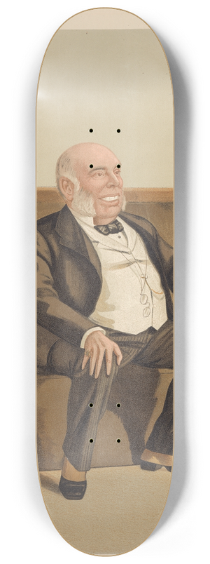 Leslie Matthew Ward - Politicians  First Lord of the Treasury. The Rt. Hon. William Henry Smith. 12 November 1887 8.25 inch art skate deck