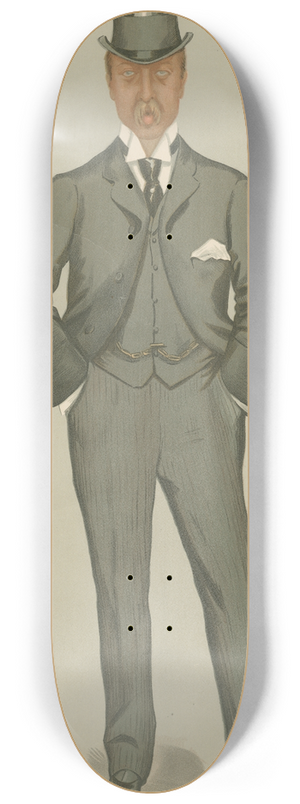 Leslie Matthew Ward - Politicians  Heir presumptive to a Dukedom. Mr. Victor Cavendish. May 9, 1896 8.25 inch art skate deck