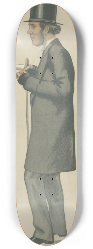 Leslie Matthew Ward - Politicians  His fathers son. Mr. W. Henry Gladstone. February 11, 1882 8.25 inch art skate deck