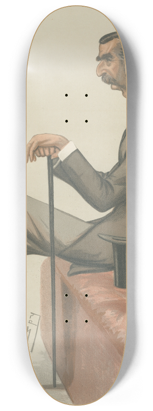 Leslie Matthew Ward - Politicians  Isandula. General Lord Chalmsford. September 3, 1881 8.25 inch art skate deck