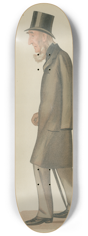 Leslie Matthew Ward - Politicians  Lanarkshire. Sir Edward Colebrook. February 28, 1885 8.25 inch art skate deck