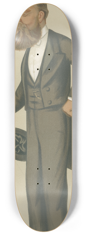 Leslie Matthew Ward - Politicians  of Muckross. Mr. Henry Arthur Herbert. 24 June 1876 8.25 inch art skate deck
