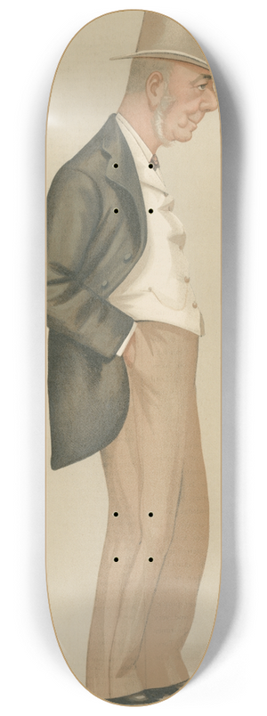 Leslie Matthew Ward - Politicians  One of those. Sir Walter Barttelot Bartte-lot. Oct 23, 1886 8.25 inch art skate deck Leslie Matthew Ward - Politicians  One of those. Sir Walter Barttelot Bartte-lot. Oct 23, 1886 8.25 inch art skate deck