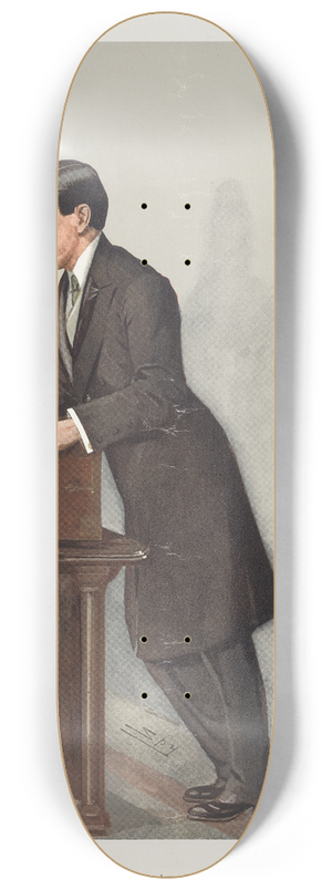 Leslie Matthew Ward - Politicians  Our Army Critic. Mr. Arthur Hamilton Lee. 23 January 1907 8.25 inch art skate deck Leslie Matthew Ward - Politicians  Our Army Critic. Mr. Arthur Hamilton Lee. 23 January 1907 8.25 inch art skate deck